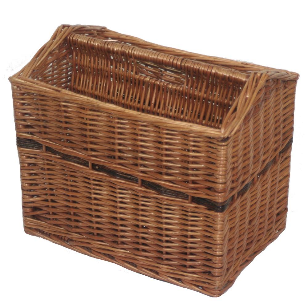 The Willow Basket Magazine Rack Basket