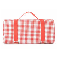 The Willow Basket Red and White Gingham Picnic Blanket
