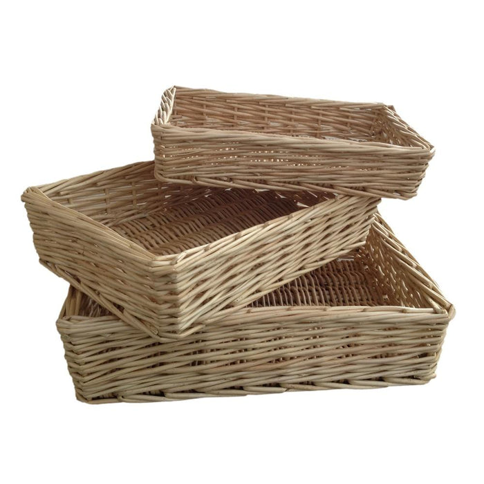 The Willow Basket Rectangular Straight-Sided Wicker