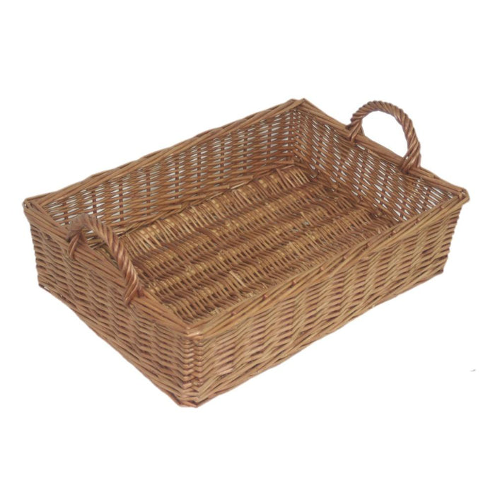 The Willow Basket Wicker Rectangular Display Basket