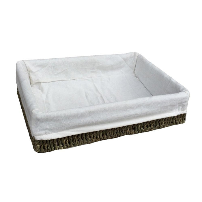 The Willow Basket Rectangular Seagrass Tray