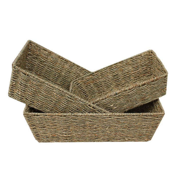 The Willow Basket Tapered Edge Seagrass Tray