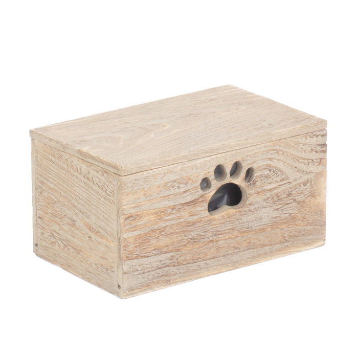 The Willow Basket Wooden Dog Treat Box