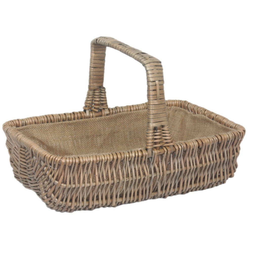 Rectangular Wicker Garden Trugs The Willow Basket