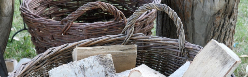 Log Baskets | The Willow Basket
