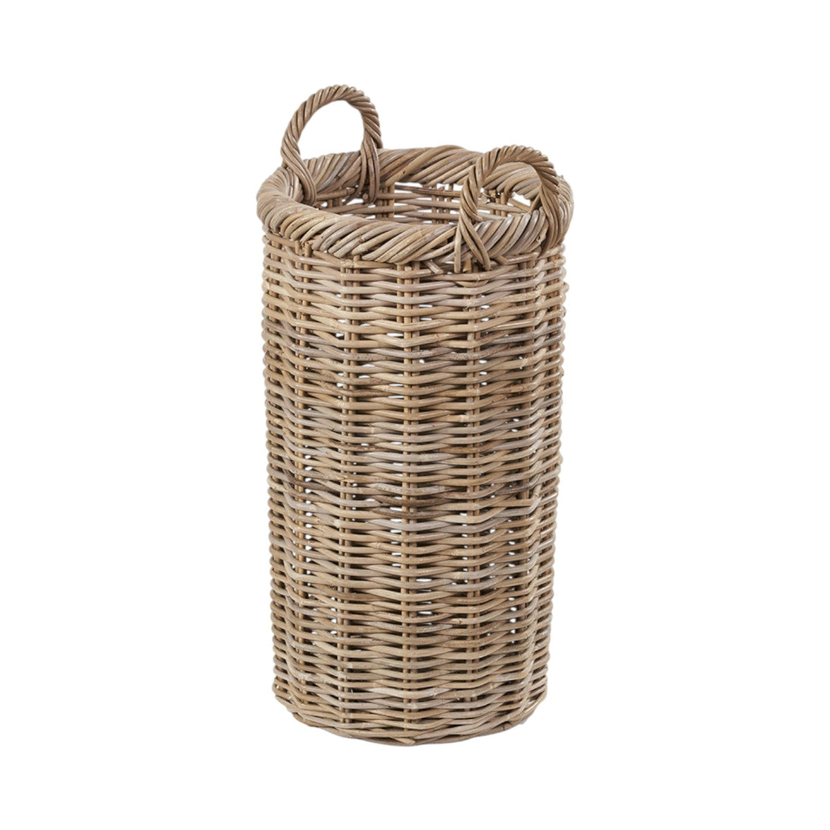 Grey Kubu Rattan Umbrella Basket