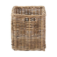 Grey Kubu Rattan Square Storage Basket