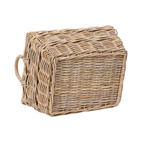 Grey Kubu Rectangular Handled Laundry Basket