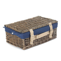 Red Hamper Double Steamed Wicker Picnic Basket
