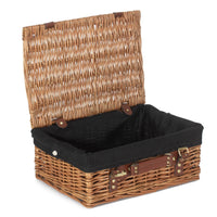 Red Hamper 35cm Light Steamed Wicker Picnic Basket