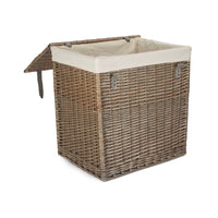 Red Hamper Boutique Antique Wash Storage Laundry Basket With Lining