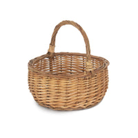 Red Hamper Two Tone Willow Mini Wicker Shopping Basket