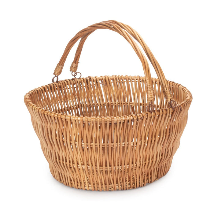 Red Hamper Chatsworth Market Double Steamed Wicker Shopping Basket