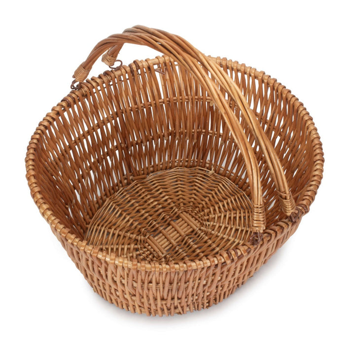 Red Hamper Chatsworth Market Double Steamed Wicker Shopping Basket