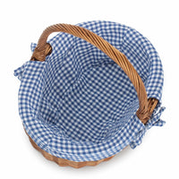 Red Hamper Double Steamed Oval Shopping Basket