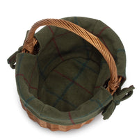 Red Hamper Double Steamed Oval Shopping Basket