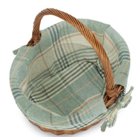 Red Hamper Double Steamed Oval Shopping Basket