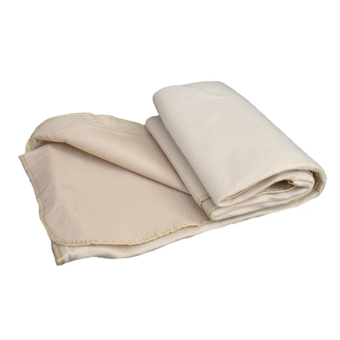 Red Hamper Cream Fleece Waterproof Backed Picnic Rug
