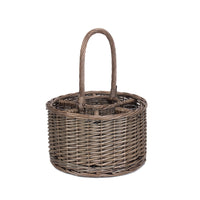 Red Hamper Special Event Basket Wicker Basket Wine Glasses