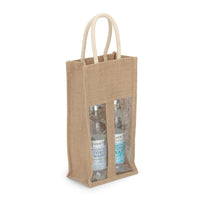 Red Hamper Bottle Jute Bag