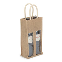 Red Hamper Bottle Jute Bag