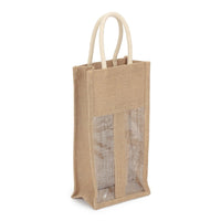 Red Hamper Bottle Jute Bag