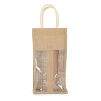 Red Hamper Bottle Jute Bag