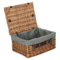 Red Hamper Double Steamed 40cm Picnic Basket