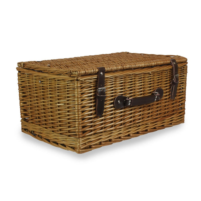 Red Hamper Double Steamed 51cm Picnic Basket