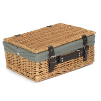 Red Hamper 36cm Picnic Wicker Basket