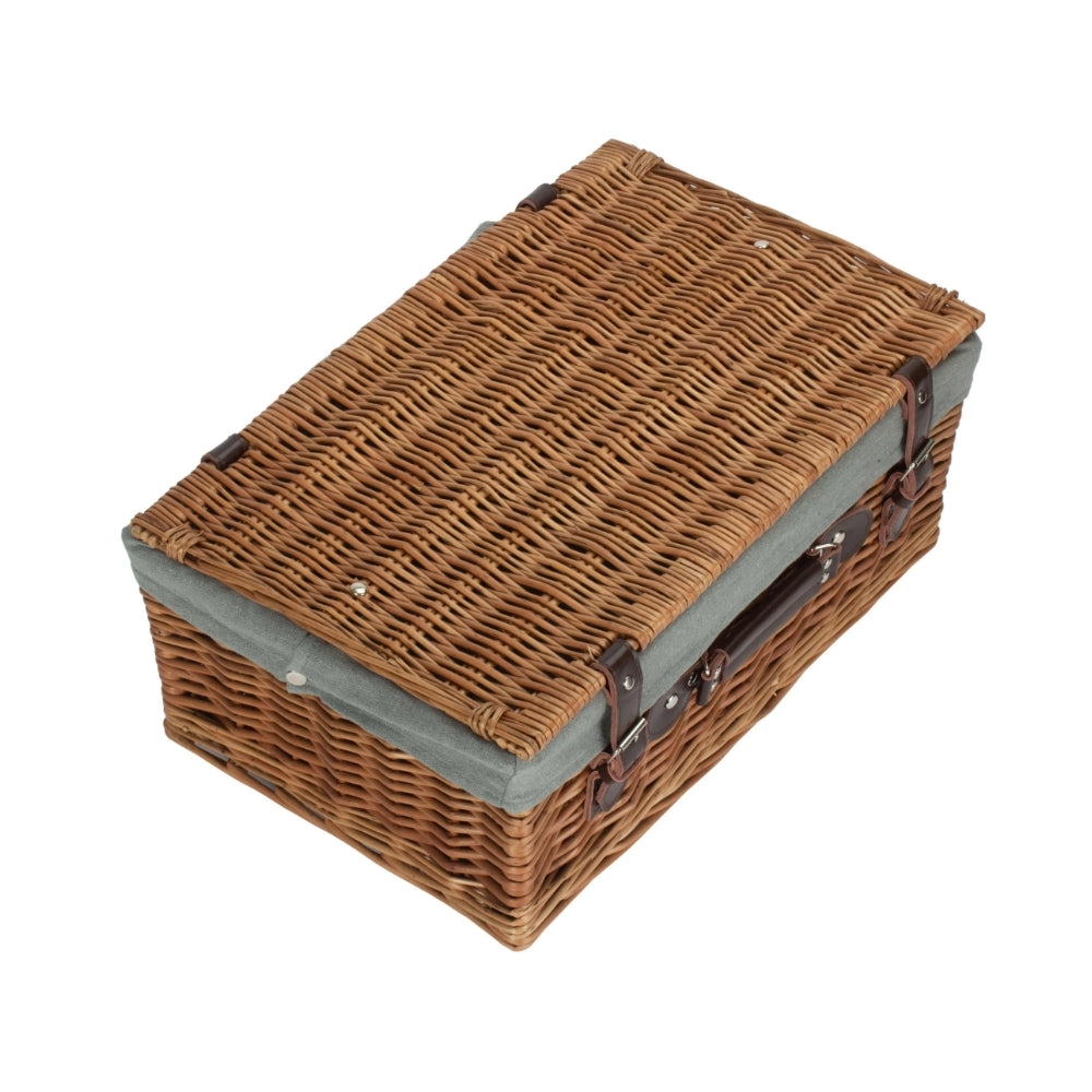 Red Hamper 46cm Double Steamed Picnic Basket