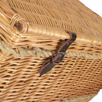 Red Hamper 72cm Rope Handled Trunk Picnic Basket