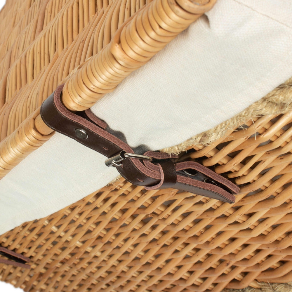 Red Hamper 72cm Rope Handled Trunk Picnic Basket