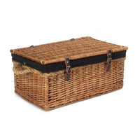 Red Hamper 61cm Double Steamed Rope Handled Trunk with White Lining
