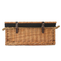 Red Hamper 61cm Double Steamed Rope Handled Trunk with White Lining