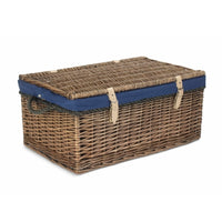 Red Hamper 62cm Antique Wash Picnic Basket