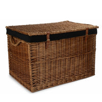 Large Light Steamed Wicker Storage Basket