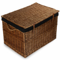Large Light Steamed Wicker Storage Basket