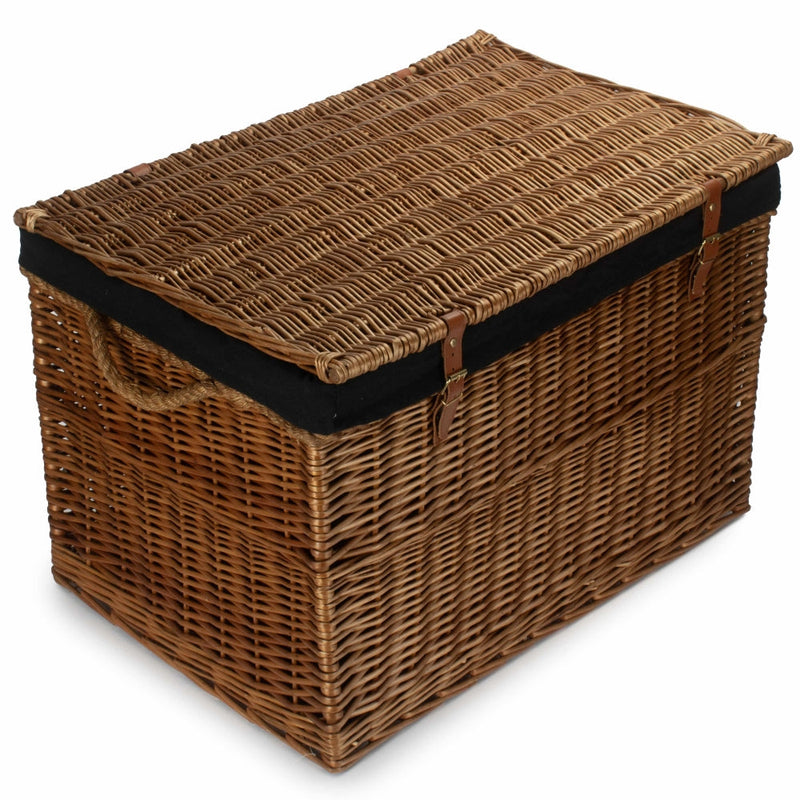 Large Light Steamed Wicker Storage Basket