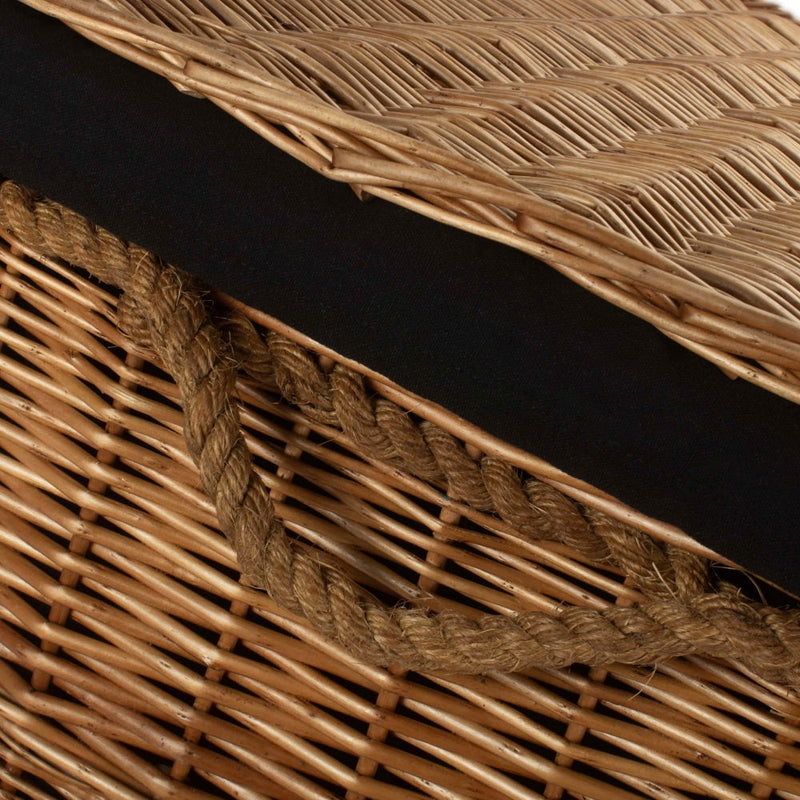 Large Light Steamed Wicker Storage Basket
