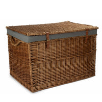 Large Light Steamed Wicker Storage Basket