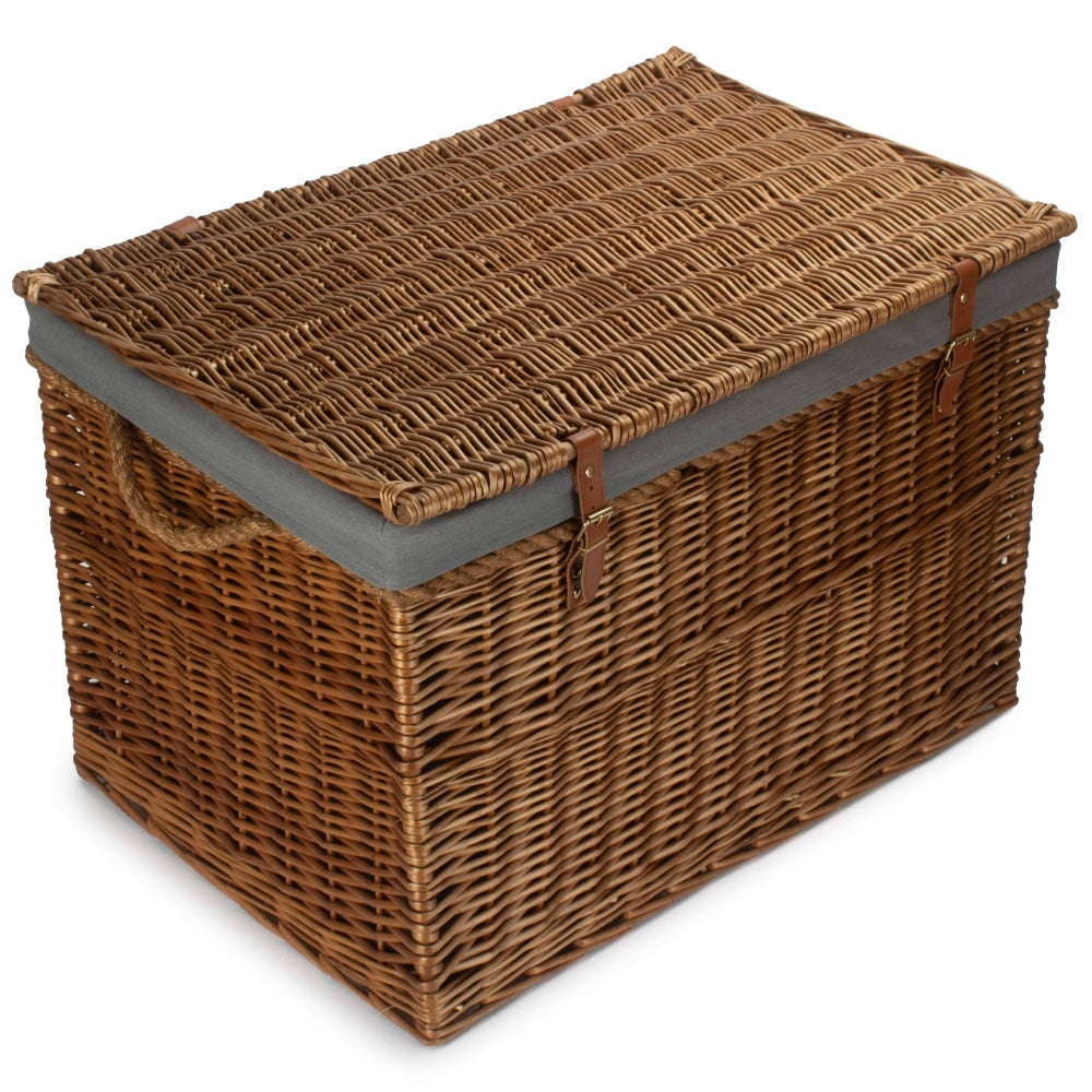 Large Light Steamed Wicker Storage Basket