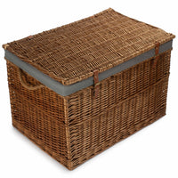Large Light Steamed Wicker Storage Basket