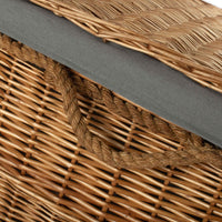Large Light Steamed Wicker Storage Basket