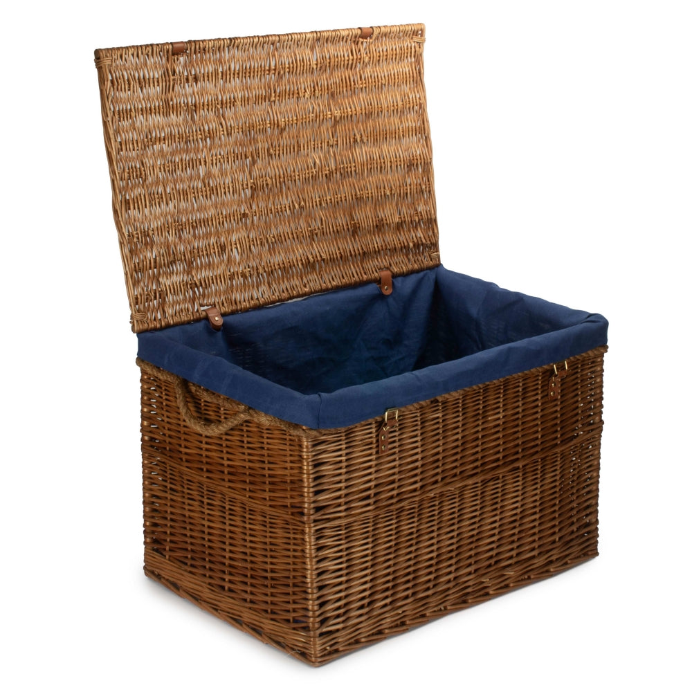 Large Light Steamed Wicker Storage Basket