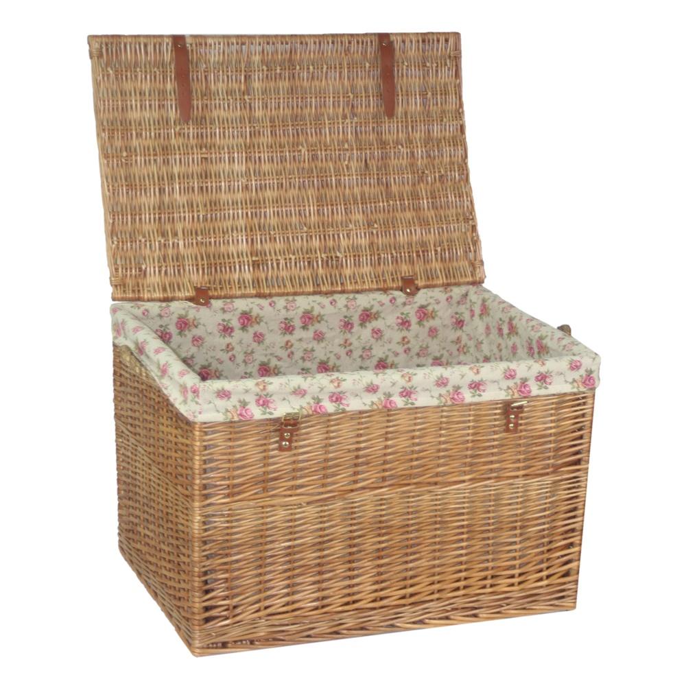 Red Hamper Large Light Steamed Storage Hamper