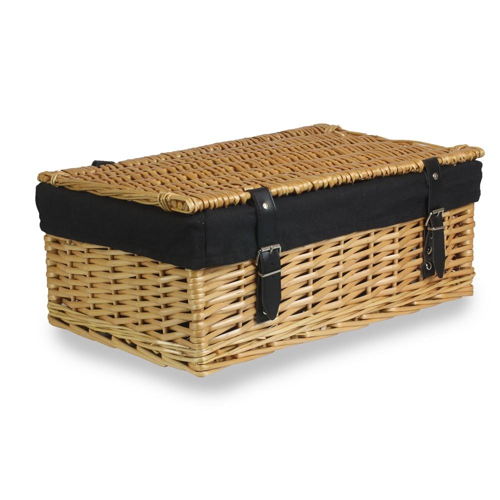 Red Hamper Large Wicker Packaging Basket