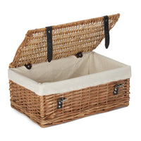 Red Hamper Large Wicker Packaging Basket