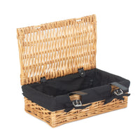Red Hamper Small Wicker Packaging Basket