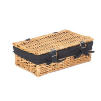 Red Hamper Small Wicker Packaging Basket